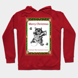 Mouse xmas card Hoodie